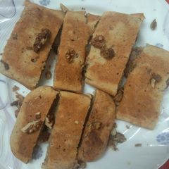 A picture of Eggless  Plum Cake.