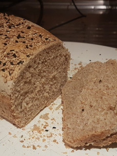 Una foto de Pan con masa madre