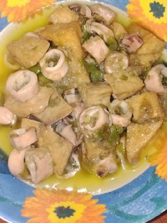 Foto resep Tumis Cumi Asin Tahu Cabe Ijo