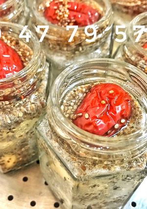 Hình của món YẾN SÀO CHƯNG HŨ CẤT TỦ LẠNH UỐNG DẦN TRONG 7 ngày.