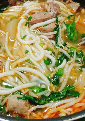 Hình của món Bún bò.