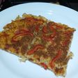 Pizza casera de coliflor