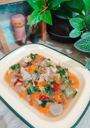 Foto resep Capcay Kuah Jamur Enoki Ala Resto 🥘