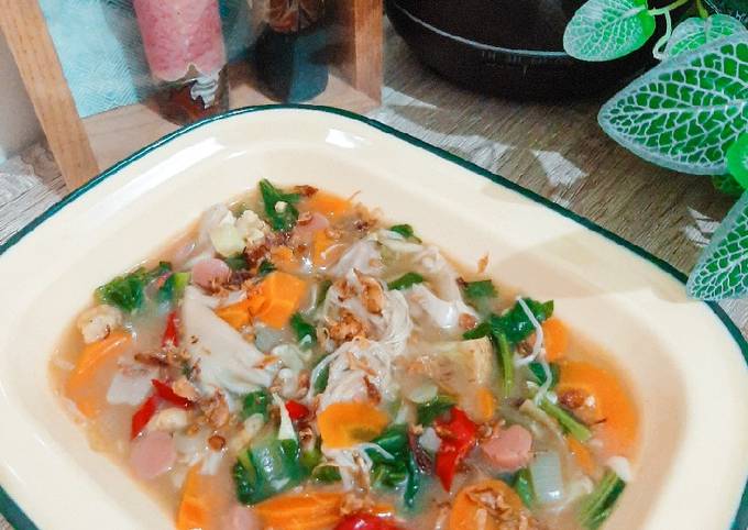 Resep Capcay  Kuah Jamur  Enoki  Ala Resto  oleh Rusma 