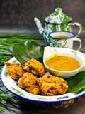 Bakwan Oncom Sambal Kacang