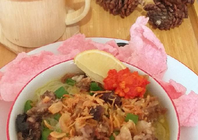 Cara Gampang Menyiapkan 371. Soto Padang (Daging Tetelan), Bisa Manjain Lidah