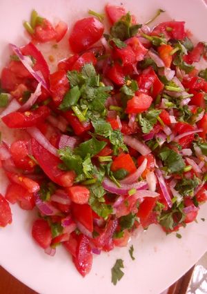 A picture of Kachumbari.