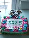 Torta di Capodanno 2025 a colori 👩‍🍳🥂🥂🥂🍾🍾🍾🍾