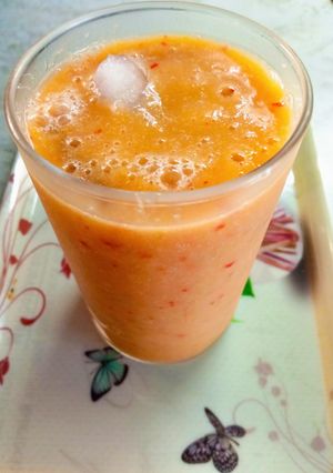Φωτογραφία της συνταγής Smoothie με νεκταρίνια και βερίκοκα