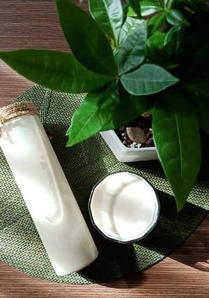 Hình của món Sữa mầm đậu xanh cốt dừa.