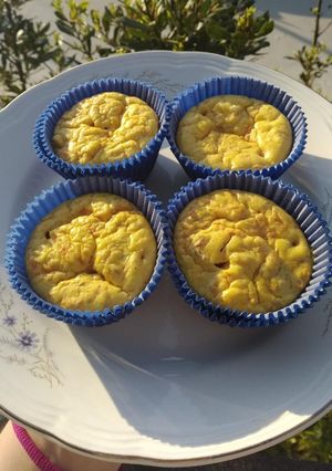 Una foto de Riquísimos muffins de zanahoria y nuez, sin azúcar. ❤️
