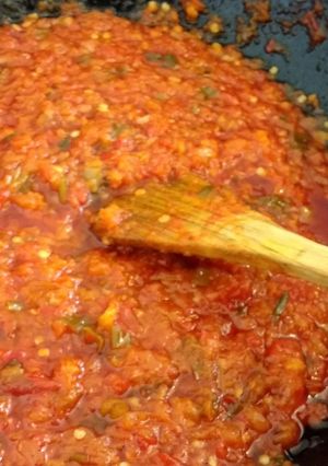 Foto resep Sambal tumis merah