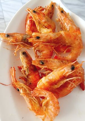 Foto resep Udang goreng gurih (masakan rumahan sederhana)