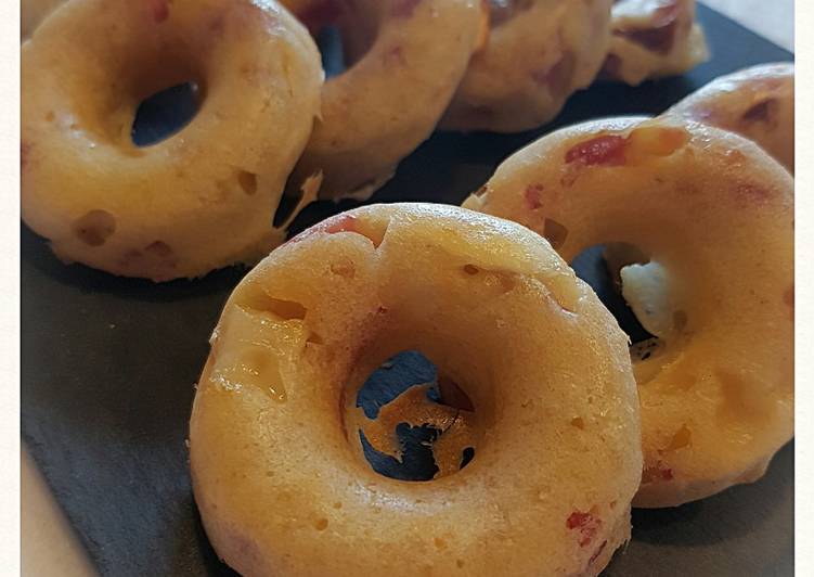 La Délicieuse Recette du Donuts lardon / chèvre