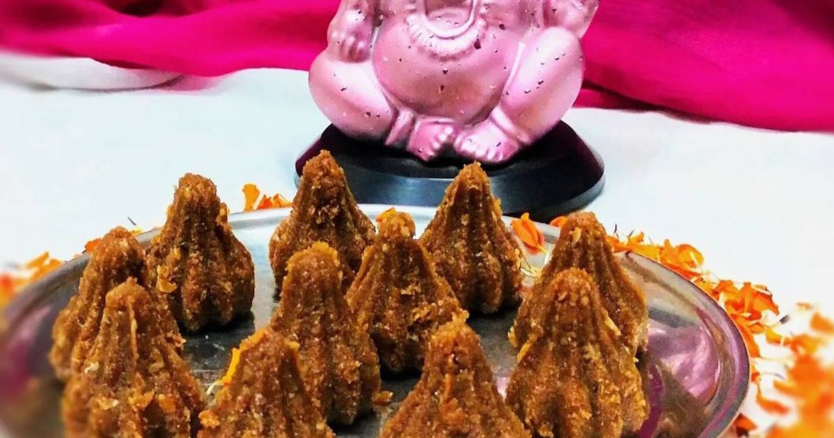 Coconut Jaggery Modak Recipe By Sarita Srivastava - Cookpad