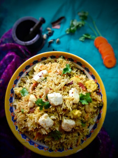 A picture of Paneer Pulao.