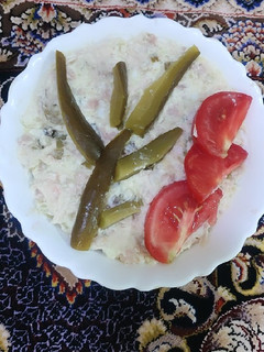 عکسی از دستور سالاد الویه خوشمزه ✨🤍