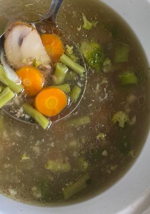 Foto resep Sup jamur sayur mudah enak sehat