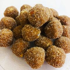 A picture of Churma Laddu.