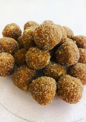 A picture of Churma Laddu.