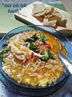 Foto resep *mie tek-tek kuah*