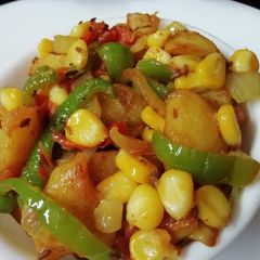 A picture of Potato Corn Capsicum.