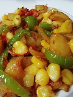 A picture of Potato Corn Capsicum.