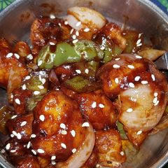 A picture of Gobhi Manchurian.