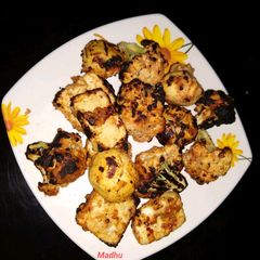 A picture of Vegetarian Tandoori Kebabs.