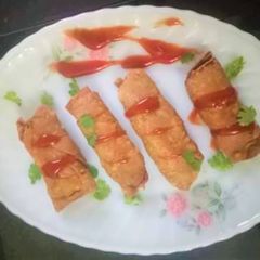 A picture of Chicken Spring Roll.