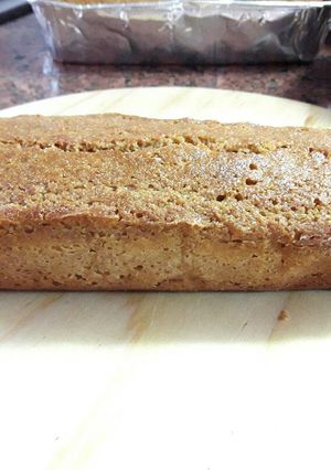Una foto de Budín integral de naranja y manzana
