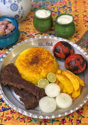 عکسی از دستور کباب تابه ای مخصوص سیسی