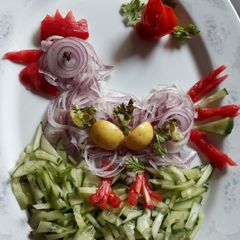 Chikyvegi salad A picture of Chikyvegi salad.