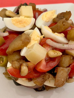 Una foto de Ensalada de berenjena