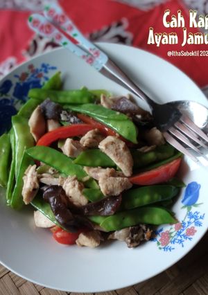 Foto resep 159. Cah Kapri Ayam Jamur