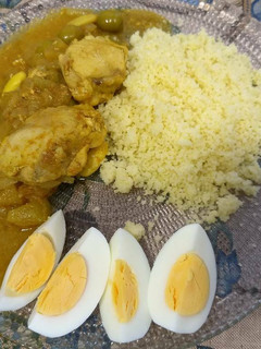 Una foto de Pollo a la moruna