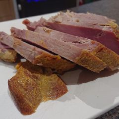 A picture of Honey and Mustard Roasted Gammon.
