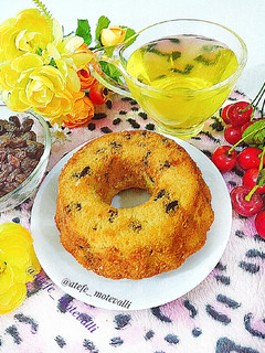 عکسی از دستور کیک کشمشی