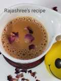 रोज टी (गुलाबाच्या पाकळ्यांचा चहा) (rose tea recipe in marathi)