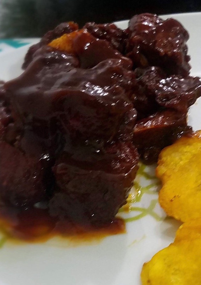 Una foto de Costillitas Ahumadas en salsa BBQ (sin horno)