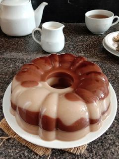 Foto resep Puding Santan Coklat Moca