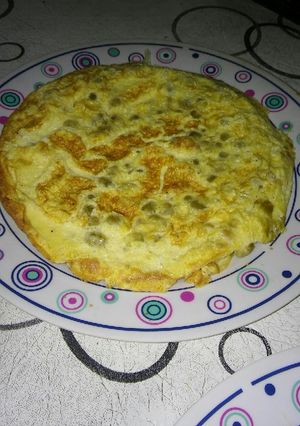 Una foto de Tortilla de Arvejas