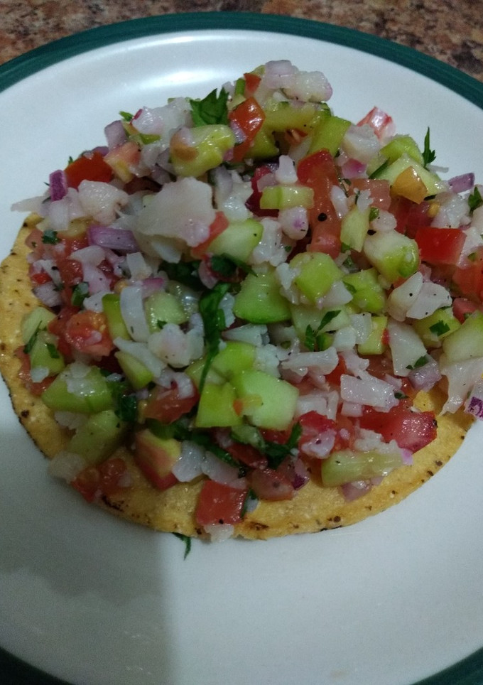 Una foto de Ceviche de coliflor