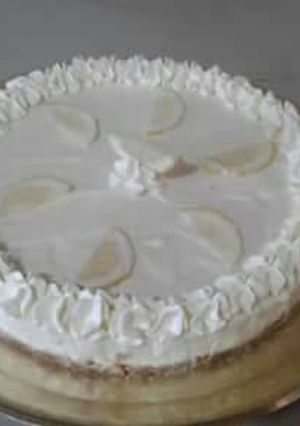 Una foto de Chessecake de limón