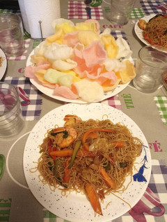 Una foto de Comida china