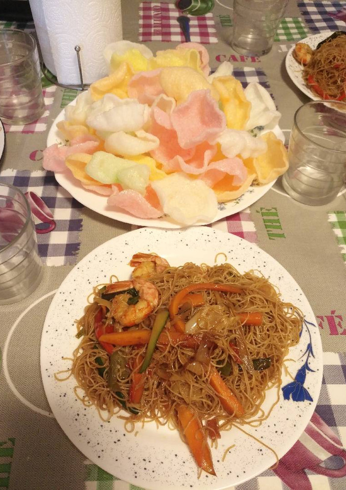 Una foto de Comida china