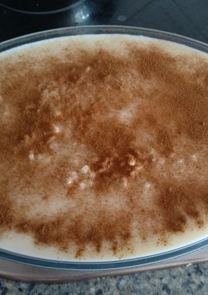 A picture of Grandma Angelita’s Rice Pudding (Arroz con Leche).