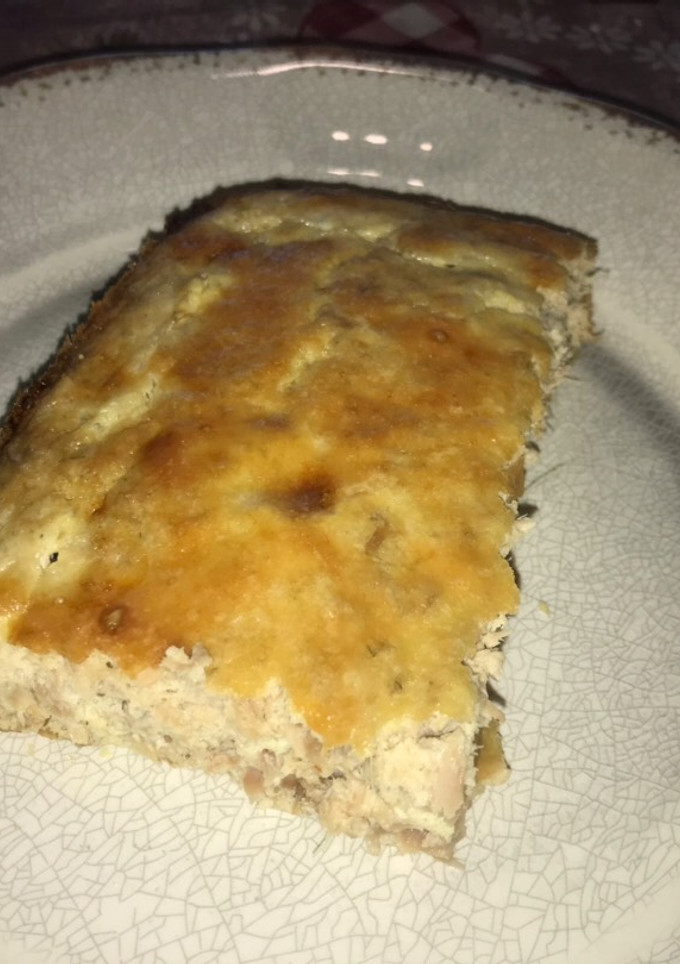 Una foto de Budín de atún al jengibre