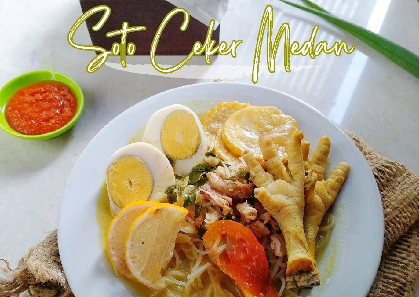 Soto Ceker Medan