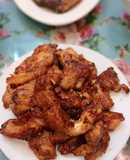 Thịt heo sốt sả tắc